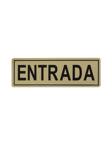 PLACA 6X18 "ENTRADA"