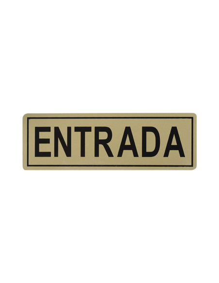 PLACA 6X18 "ENTRADA"