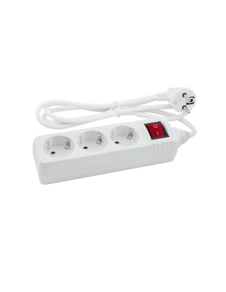 BASE MULTIPLE CON T/T Y PROTECTOR - 3 TOMAS - 3M