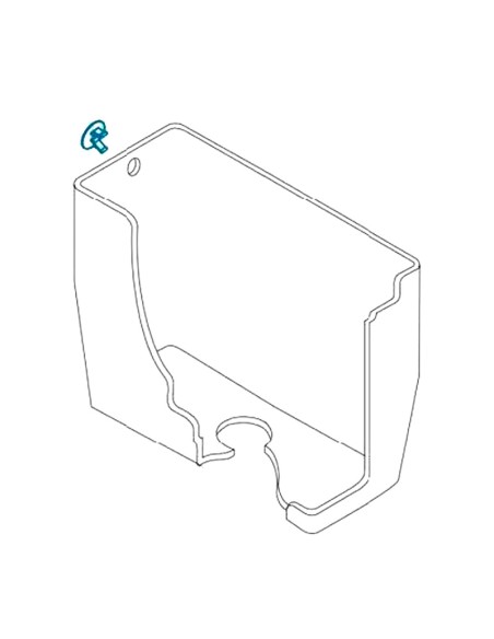 TAPON EMBELLECEDOR BLANCO CON PINZA