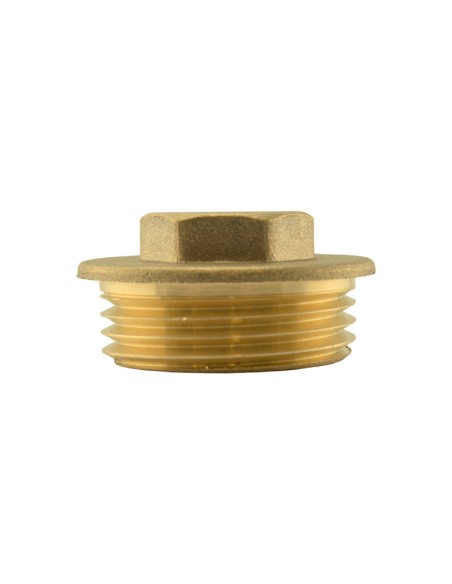 TAPON LATÓN ROSCA MACHO - 1 1/2"
