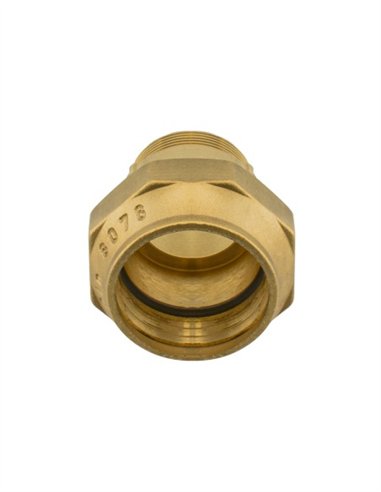ENLACE ROSCA LATÓN MACHO - 20MM - 1/2"
