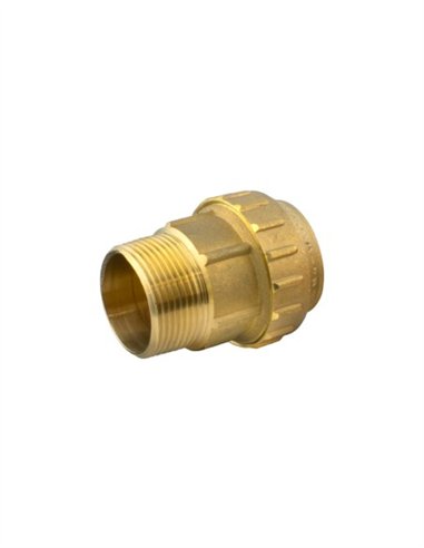 ENLACE ROSCA LATÓN MACHO - 40MM - 1 1/4"