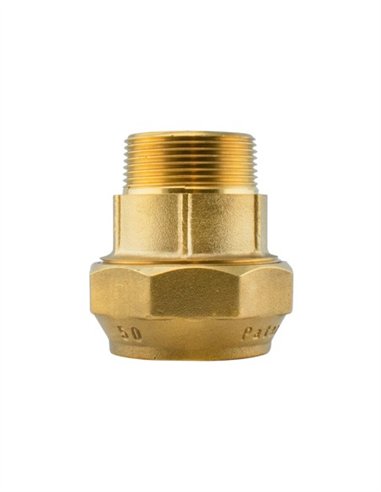 ENLACE ROSCA LATÓN MACHO - 40MM - 1 1/4"
