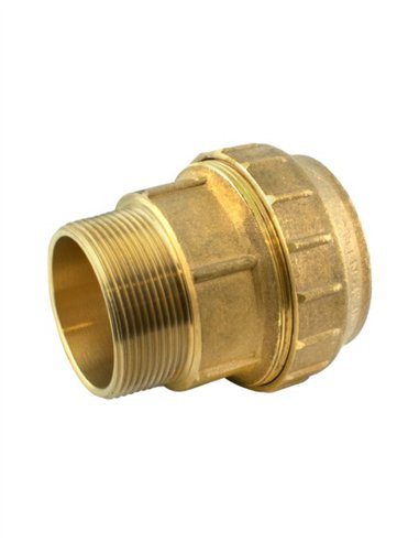ENLACE ROSCA LATÓN MACHO - 63MM - 2"