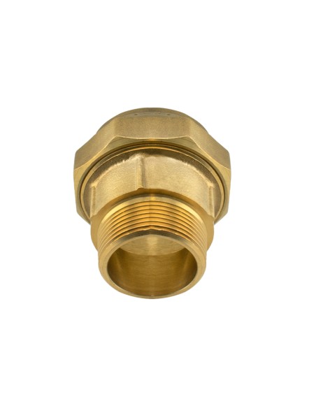 ENLACE ROSCA LATÓN MACHO - 63MM - 2"