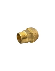 ENLACE ROSCA LATÓN MACHO - 90MM - 3" 2