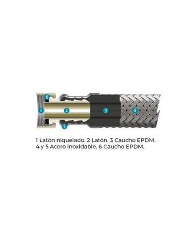 M3/8 H3/8 LATIGUILLO ESTANDAR - 35CM