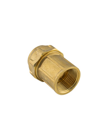ENLACE ROSCA LATÓN HEMBRA - 32MM - 1"