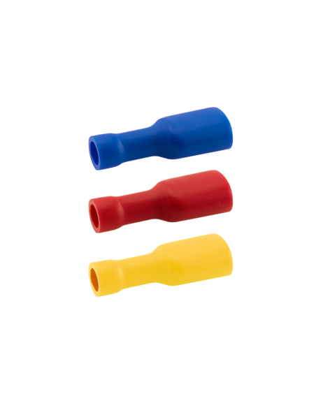 TERMINAL FASTON AISLADO HEMBRA - 2.5 / 6.3MM - AZUL
