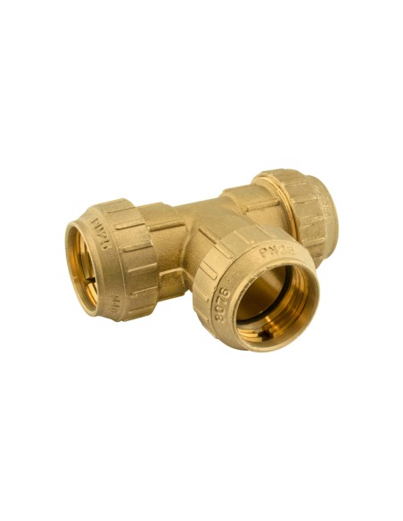 TE 90º LATÓN - 40MM