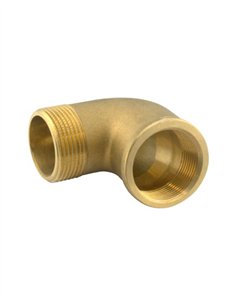 CODO LATÓN MACHO - HEMBRA - 1/2"