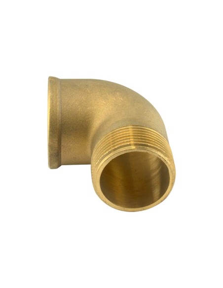 CODO LATÓN MACHO - HEMBRA - 3"