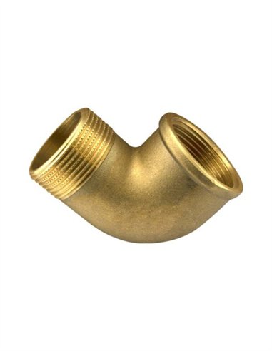 CODO LATÓN MACHO - HEMBRA - 3"