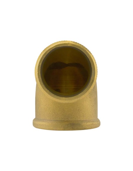 CODO LATÓN MACHO - HEMBRA - 3"