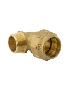 CODO LATÓN 90º MACHO - 32MM - 1" 2