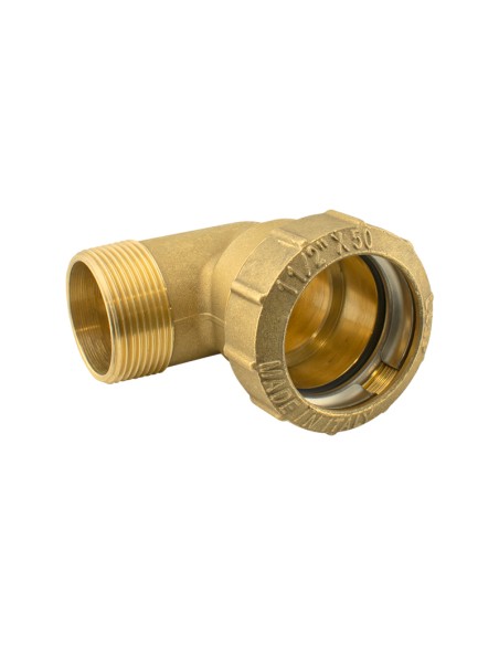 CODO LATÓN 90º MACHO - 32MM - 1"