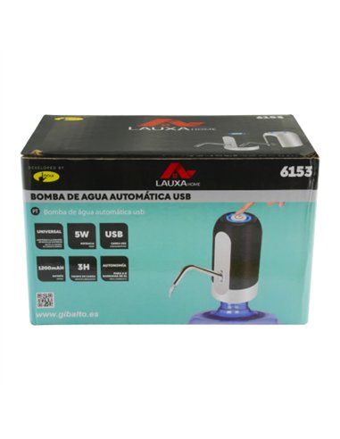 BOMBA DE AGUA AUTOMATICA USB LAUXA HOME
