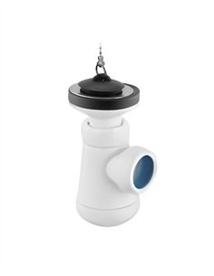 BOTELLA CORTO EXTENSIBLE S/ HORIZONTAL + VÁLVULA LAVABO-BIDET