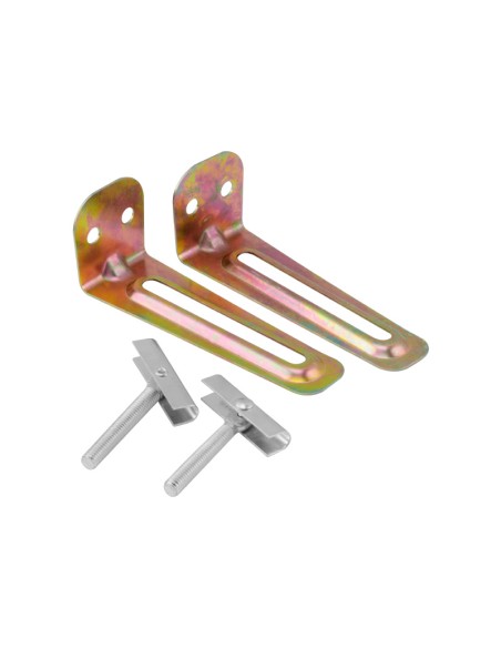JUEGO 2 ESCUADRAS SOPORTE LAVABO L-10 CM