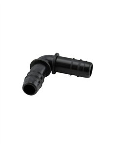 CODO ACETAL BOLSA 100 UDS - 12MM NEGRO