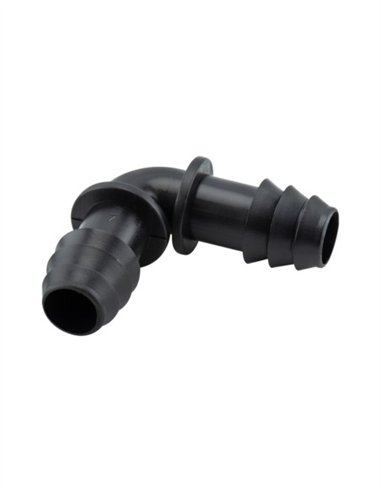 CODO ACETAL BOLSA 100 UDS - 12MM NEGRO