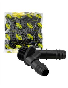 Y 2 SAL. ACETAL A ROSCA MACHO BOLSA 50 UDS - 16MM - 1/2"