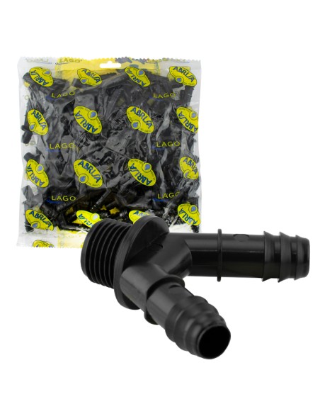 Y 2 SAL. ACETAL A ROSCA MACHO BOLSA 50 UDS - 16MM - 1/2"