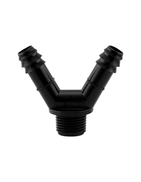 Y 2 SAL. ACETAL A ROSCA MACHO BOLSA 50 UDS - 16MM - 1/2"