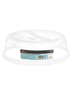 TAPA MICROONDAS TRANSPARENTE 25CM