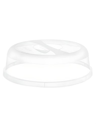 TAPA MICROONDAS TRANSPARENTE 25CM