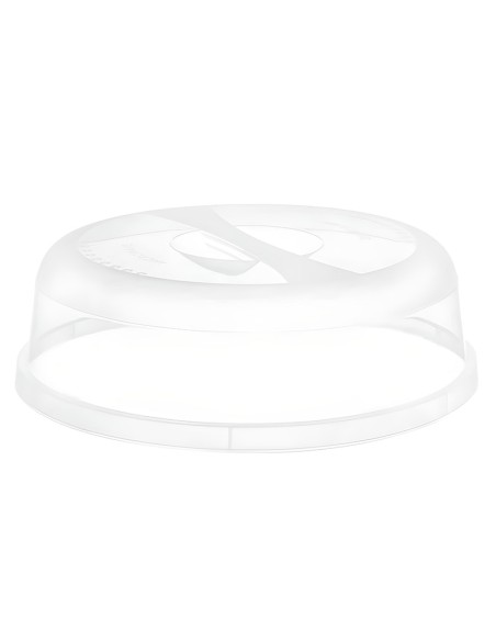 TAPA MICROONDAS TRANSPARENTE 25CM