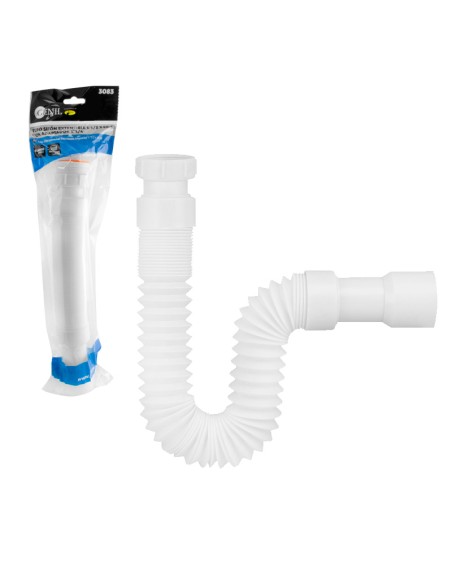 TUBO SIFÓN EXTENSIBLE CON  ADAPTADOR - 1 1/4" 32-40