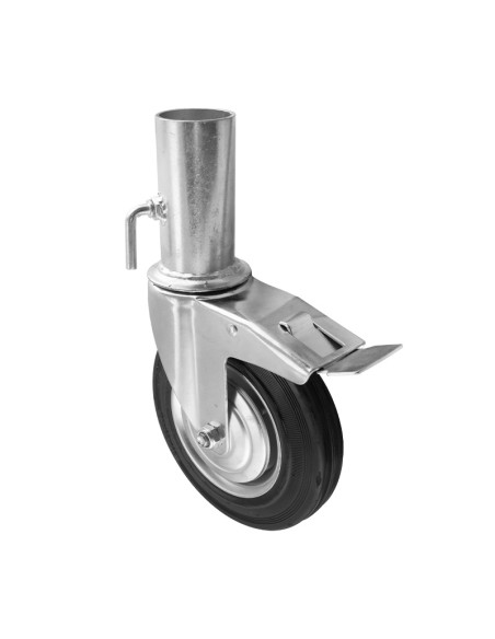 RUEDA GIRATORIA ANDAMIO EXTERIOR CON FRENO