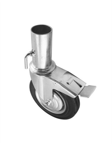 RUEDA GIRATORIA ANDAMIO EXTERIOR CON FRENO