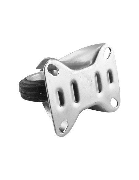 RUEDA GOMA FIJA - 100MM / 90KG