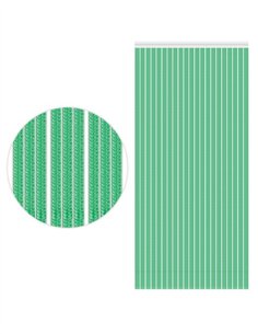 CORTINA VERDE - BLANCA - 0.90X2.10M