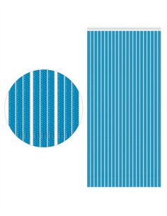 CORTINA AZUL - BLANCA - 0.90X2.10M