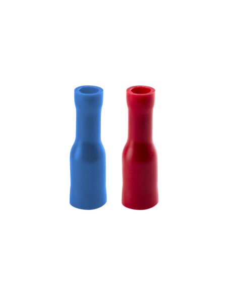 TERMINAL PRE-AISLADO CILINDRICO HEMBRA - 1.5MM - ROJO