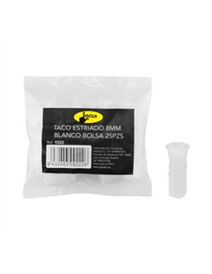 BOLSA DE TACOS BLANCOS ESTRIADOS - 10X40MM 2