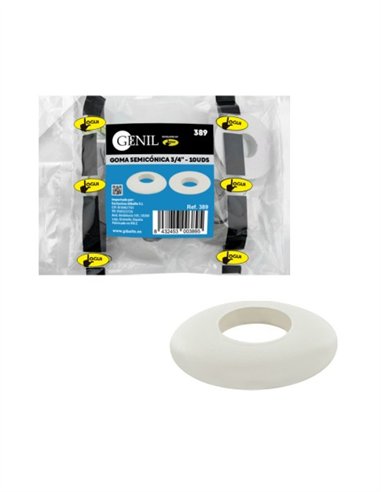 GOMA / ARANDELA SEMI CONICA BOLSA 10 UDS - 3/4"