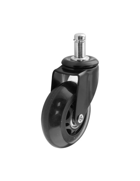 RUEDA GIRATORIA NEGRA E11X22 - 65MM / 30KG