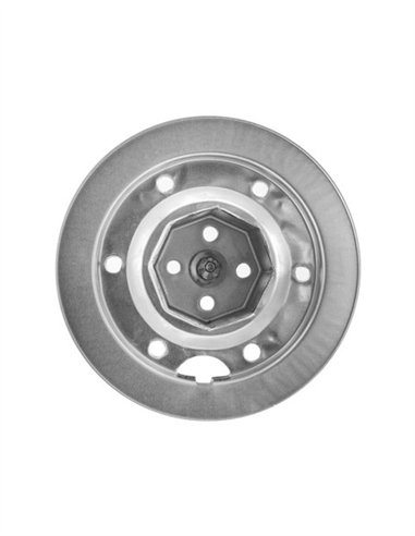 DISCO METALICO PERSIANA CON ESPIGA - 150X60MM C22