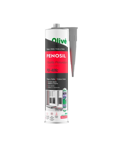 MASILLA POLIURETANO TECNOPUR P-40 300ML - MARRON