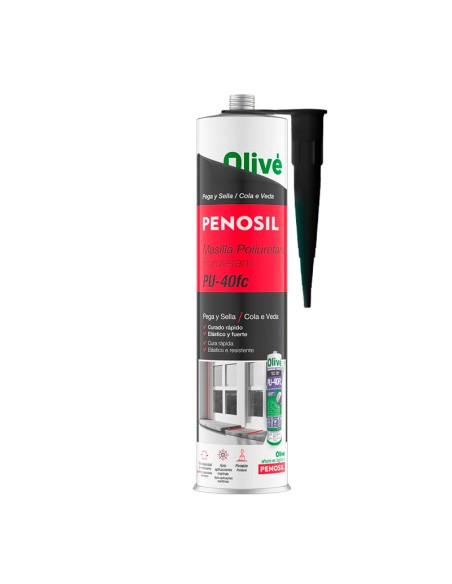 MASILLA POLIURETANO TECNOPUR P-40 300ML - GRIS
