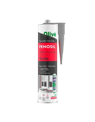 MASILLA POLIURETANO TECNOPUR P-40 300ML - GRIS