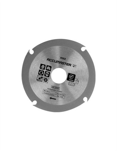 DISCO CORTE MADERA 115X22.2MM - 115MM