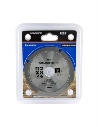 DISCO CORTE MADERA 115X22.2MM - 115MM