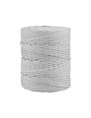 CORDÓN TRENZADO POLIPROPILENO 200M - 5MM X 200M BLANCO