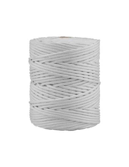 CORDÓN TRENZADO POLIPROPILENO 200M - 5MM X 200M BLANCO